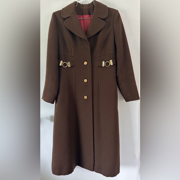 Marie France- Ladies VINTAGE winter lined coat - Picture 5 of 15